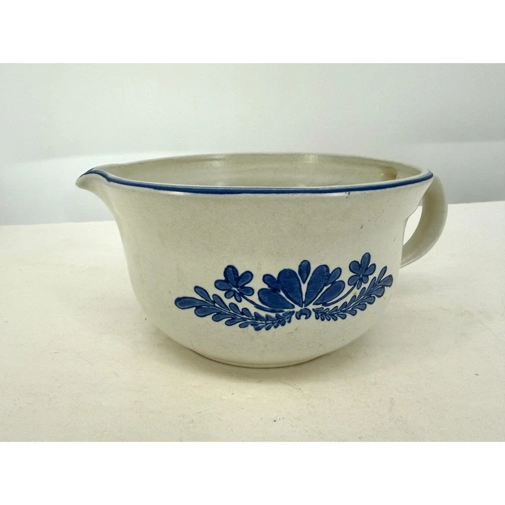 Pfaltzgraff Yorktowne Batter Bowl 3.5 Qt Stoneware Mixing Bowl USA‎ Vintage